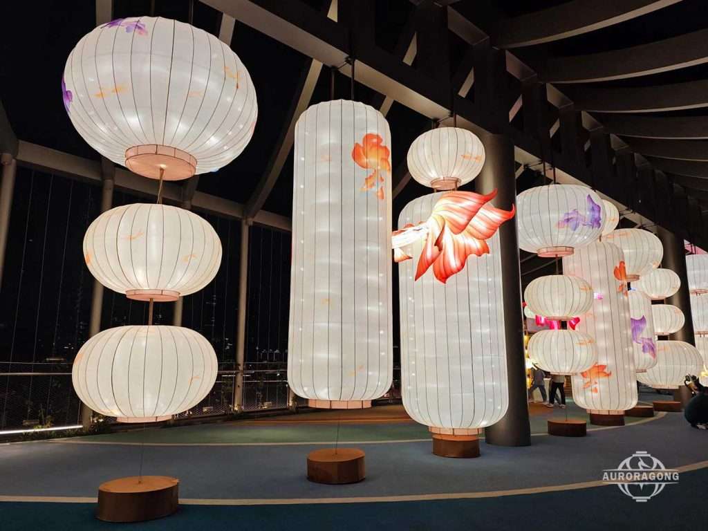 Traditional Chinese Hanging Lantern Displays