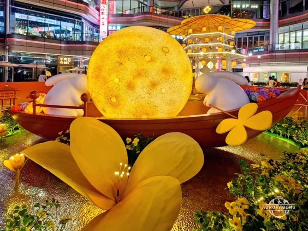 Mid-Autumn Festival decorative lanterns, moon lanterns